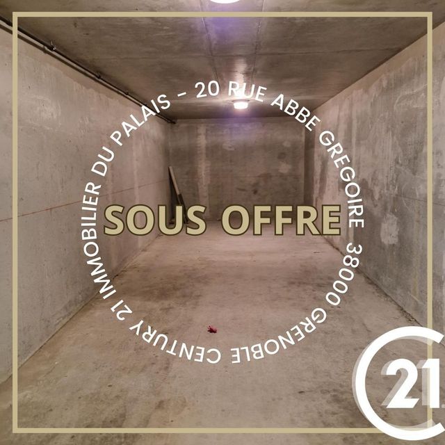 parking à vendre - 25.0 m2 - GRENOBLE - 38 - RHONE-ALPES - Century 21 Immobilier Du Palais