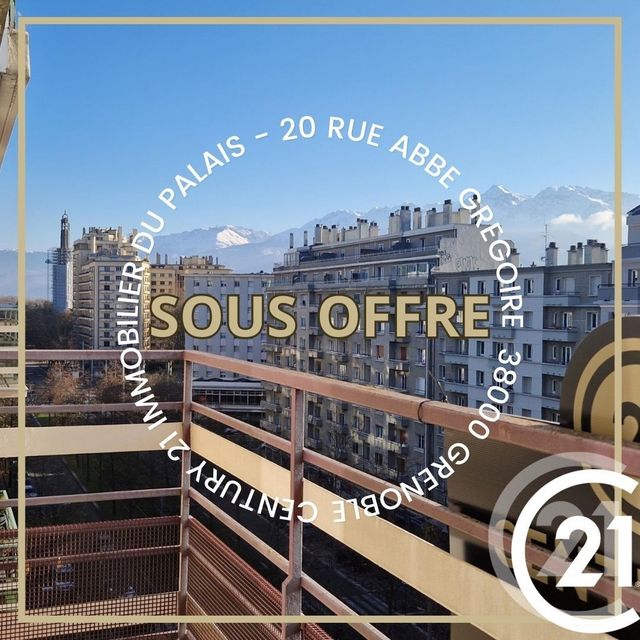 Appartement F3 à vendre - 4 pièces - 96.37 m2 - GRENOBLE - 38 - RHONE-ALPES - Century 21 Immobilier Du Palais