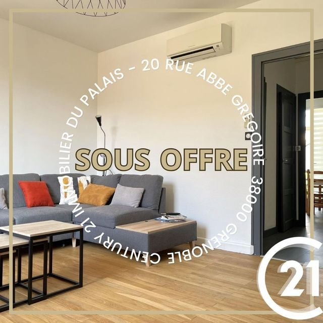 Appartement T2 à vendre - 2 pièces - 51.36 m2 - GRENOBLE - 38 - RHONE-ALPES - Century 21 Immobilier Du Palais