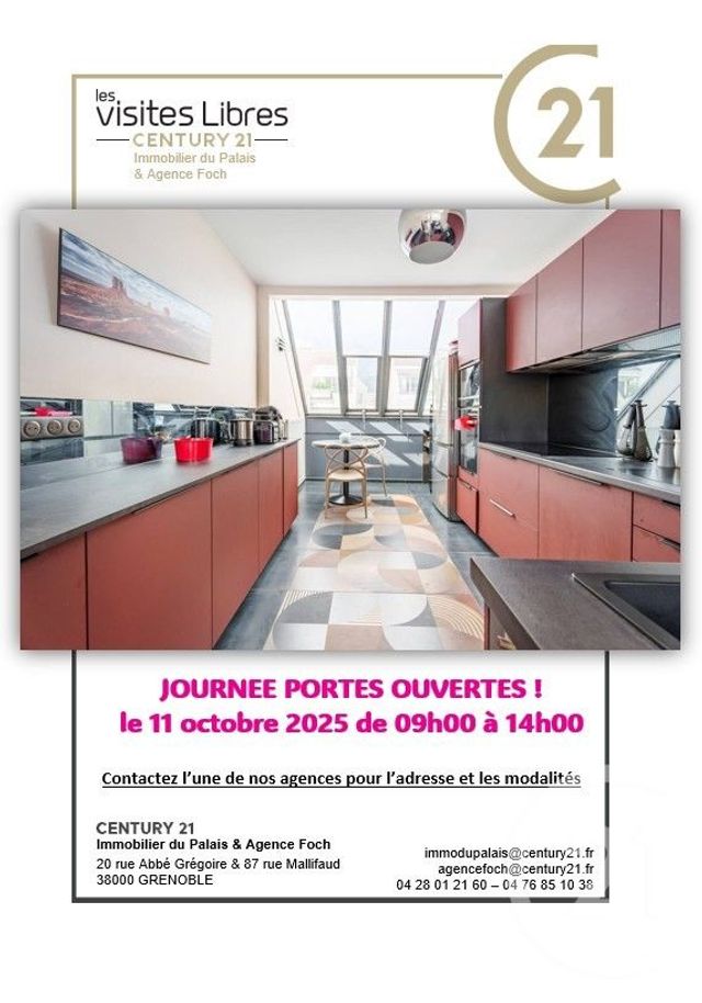 Appartement T6 à vendre - 6 pièces - 110.81 m2 - EYBENS - 38 - RHONE-ALPES - Century 21 Immobilier Du Palais