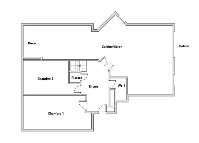 Appartement T6 à vendre - 6 pièces - 110.81 m2 - EYBENS - 38 - RHONE-ALPES - Century 21 Immobilier Du Palais