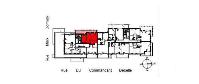 Appartement F2 à vendre - 2 pièces - 47.37 m2 - GRENOBLE - 38 - RHONE-ALPES - Century 21 Immobilier Du Palais